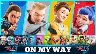 ON MY WAY (COVER PARODY) || VERSI EJEN ALI S3, BOBOIBOY GALAXY, NUSSA RARRA, UPIN & IPIN