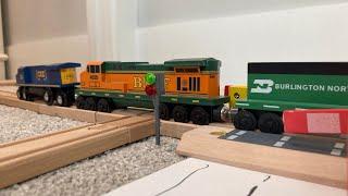 Railfanning wooden trains on the 25th and 27th of January