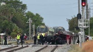 15 injured after Brightline train collides with Delray Beach fire engine