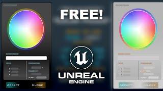 Advanced Color Picker Widget For Unreal Engine | Download For Free!