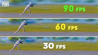 90 FPS vs 60 FPS vs 30 FPS (PUBG MOBILE) Apakah FPS Penting ? PERBANDINGAN FPS PUBG MOBILE