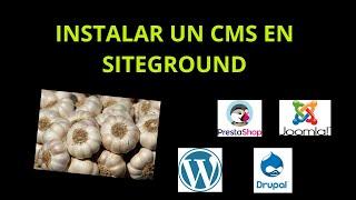  Cómo INSTALAR Prestashop, Joomla, Drupal o cualquier CMS en Siteground en 2024