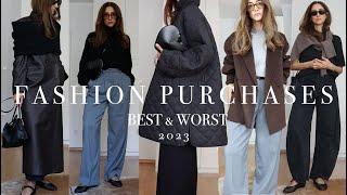 Best & Worst Fashion Purchases of 2023 | Jeans, Shoes, Bags, Coats, Etc. | Loewe, Toteme, Alaia, H&M