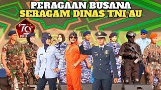 Peragaan Busana Seragam Dinas TNI AU