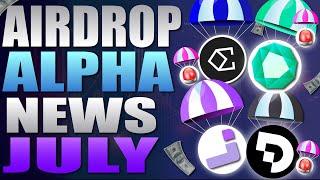  Airdrop Alpha News and Claims in July  DOP - Jupiter - Jumper - Celestia and More 