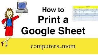 How to Print a Google Sheet from a Computer [2024]