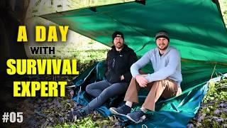 I Spent a Day with Survival Expert! I am NOT READY!