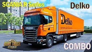 ETS2 1.34 | COMBO SKIN SCANIA R Series DELKO Euro Truck Simulator 2