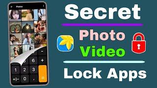 Secret Photos & Video Locker Apps ! Calculator photo hide app