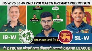 IR-W vs SL-W Dream11, IRW vs SLW Dream11 Prediction, Ireland vs Sri Lanka T20 Dream11 Team Today