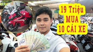 Bỏ 19 Triệu Mua Thử 10 Chiếc Xe Máy Giá Siêu Rẻ | Review Siêu Chợ Xe Máy Cũ Chùa Hà Qúa Kinh Khủng