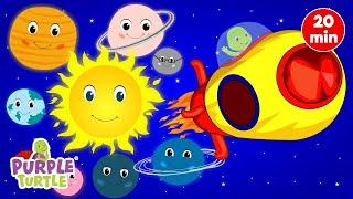 Planet Song | Planet song for kids | E-learning | Cartoon | Universe | Kids | Nursery | Preschool