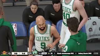 NBA 2K25 Gameplay: Los Angeles Lakers vs Boston Celtics - (Xbox Series X) [4K60FPS]