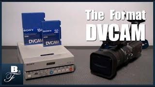 The format DVCAM. Short history of digital video.