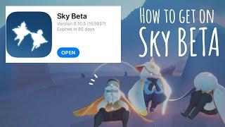 HOW TO GET ON THE SKY BETA | Discord and Test flight | beginners guide ️️