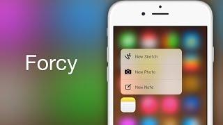 Forcy - Add 3D Touch Gestures To All iOS 9 Devices