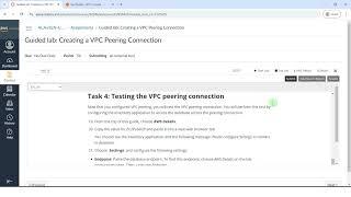 Guided lab: Creating a VPC Peering Connection|Module 8: Connecting Networks|AWS CLOUD ARCHITECTING