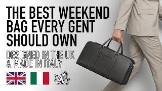 An Essential For The Traveling Gentleman - Carl Friedrik Palissy Weekend Luxury Bag Review