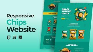 Responsive Chips Website Design Using HTML CSS And JavaScript