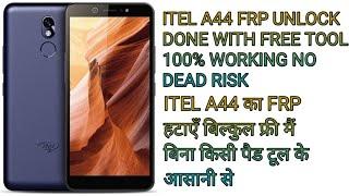 ITEL A44 FRP UNLOCK DONE BY FREE TOOL 100% WORKING NO DEAD RISK 2024