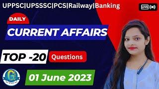 Current affairs Today | 01 June 2023  Current Affairs | #currentaffairs #itgyansapna #uppsc #uppcs