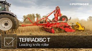 Trailed TERRADISC compact disc harrow with knife roller | PÖTTINGER