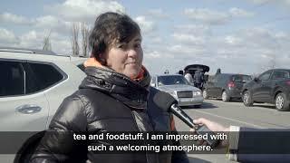 Galina, a refugee from Bilhorod-Dnistrovskyi town, Odessa Region, Ukraine