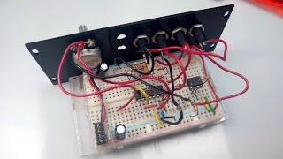 Breadboarding a Eurorack Envelope Follower circuit