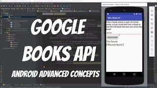Android AsyncTask Example - Search Books using Google Books API (Part 1)
