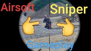 Airsoft Sniper Gameplay: Wattenbeck RD + Scopecame 1080 60 fps