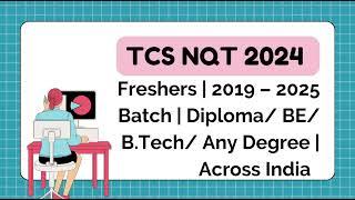 TCS NQT 2024,#tcsnqt2024,#tcsnqt,#tcsnqtscore,#tcsnqtpreparation,#tcshiring,#tcsjob#tcsrecruitment