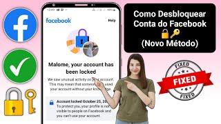 Como Desbloquear Conta do Facebook (2024) | Corrigir Sua Conta Bloqueada no Facebook