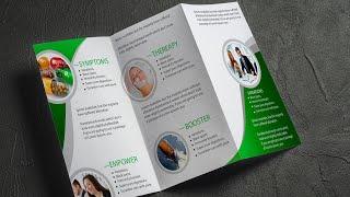 Brochure Design in Illustrator : How to make trifold brochure design in adobe illustrator