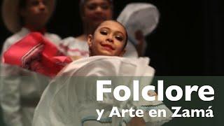 Danza Folclórica en Centro Escolar Zamá