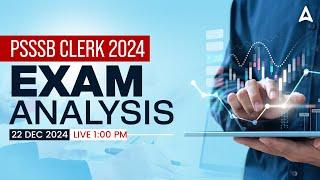 PSSSB Clerk Exam Analysis 2024 | PSSSB Clerk Answer key | 22 Dec 2024 |All asked Question and Answer