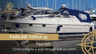 Walkthrough Tour - Fairline Targa 33 For Sale