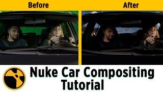 Nuke :-  Car Compositing Tutorial || Ibk & Edge Blending || Spectra FX Hub ||