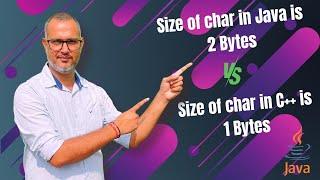 4. Why the size of a char is 2 bytes in Java | What is UNICODE