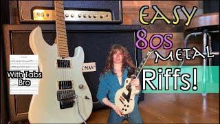 Wickedly Easy 80's Riffs Everyone Should Learn!