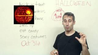 Holiday Vocabulary in English - Halloween (and idioms about DEATH)