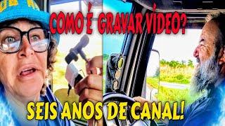 COMO É GRAVAR VÍDEO? SEIS ANOS DE CANAL!