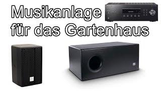 Neue Musikanlage für das Gartenhaus