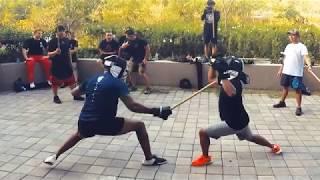 Full Contact Stick Fight with Slow Motion, Play by Play and Action Zooming | Filipino Martial Arts