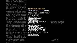 Lirik Lagu Untuk Dia(Feat.Najwa Latif)-SleeQ &Najwa Latif