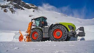 Schneeräumung am Großglockner mit XERION 4200