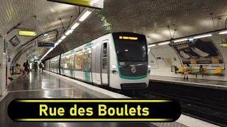 Metro Station Rue des Boulets - Paris  - Walkthrough 