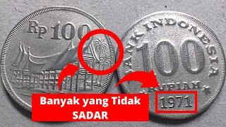 Uang Kuno Koin 100 rupiah tebal tahun 1971 yang lagi VIRAL