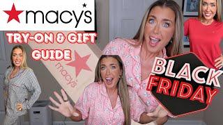 Macy's Black Friday and Cyber Monday Sales try on haul | Macy's Gift guide