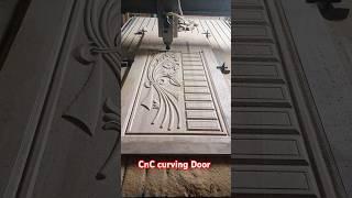 CNC curving Door 3D #woodworking #cncdesign #royalfurniture