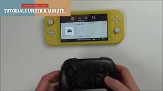 How to Connect Switch Pro Controller to Nintendo Switch Lite